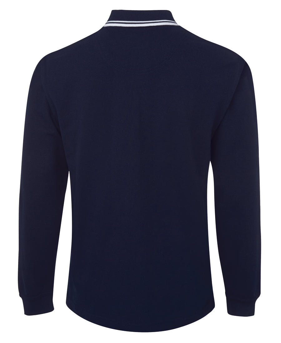JB's Wear L/S Contrast Polo - 210XC