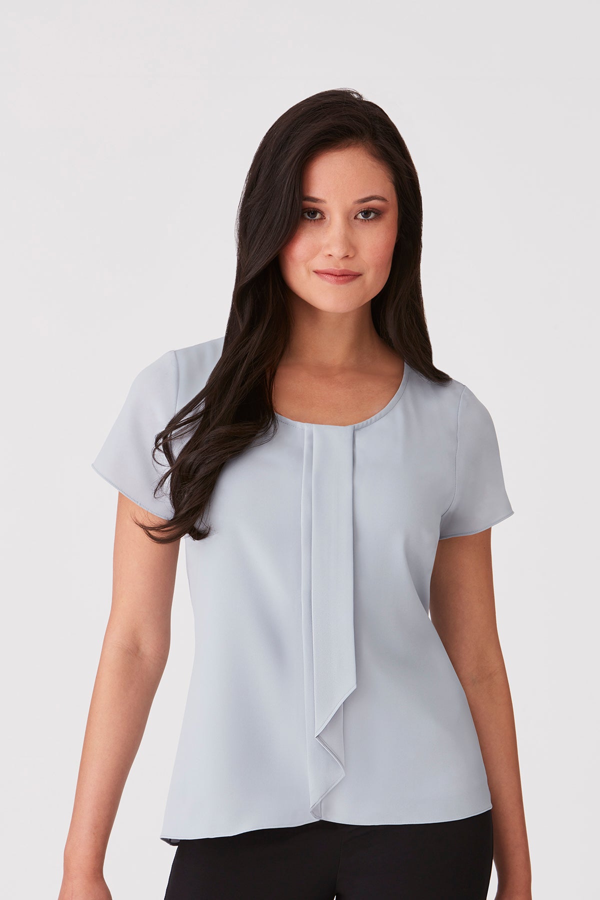 City Collection Cascade S/S Blouse - 2285