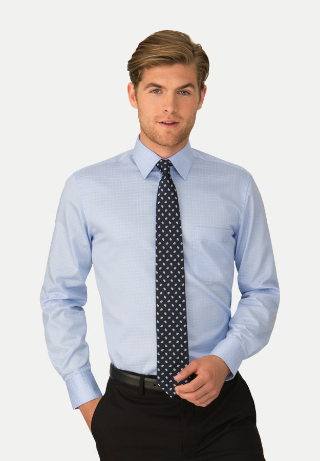 City Collection Capri L/S Check Shirt - 4111