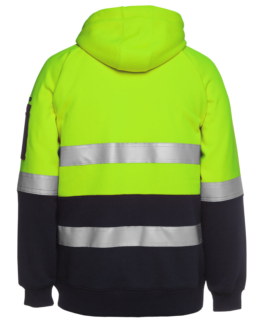 JB's Wear Hi Vis (D+N) Full Zip Fleecy Hoodie - 6DNH