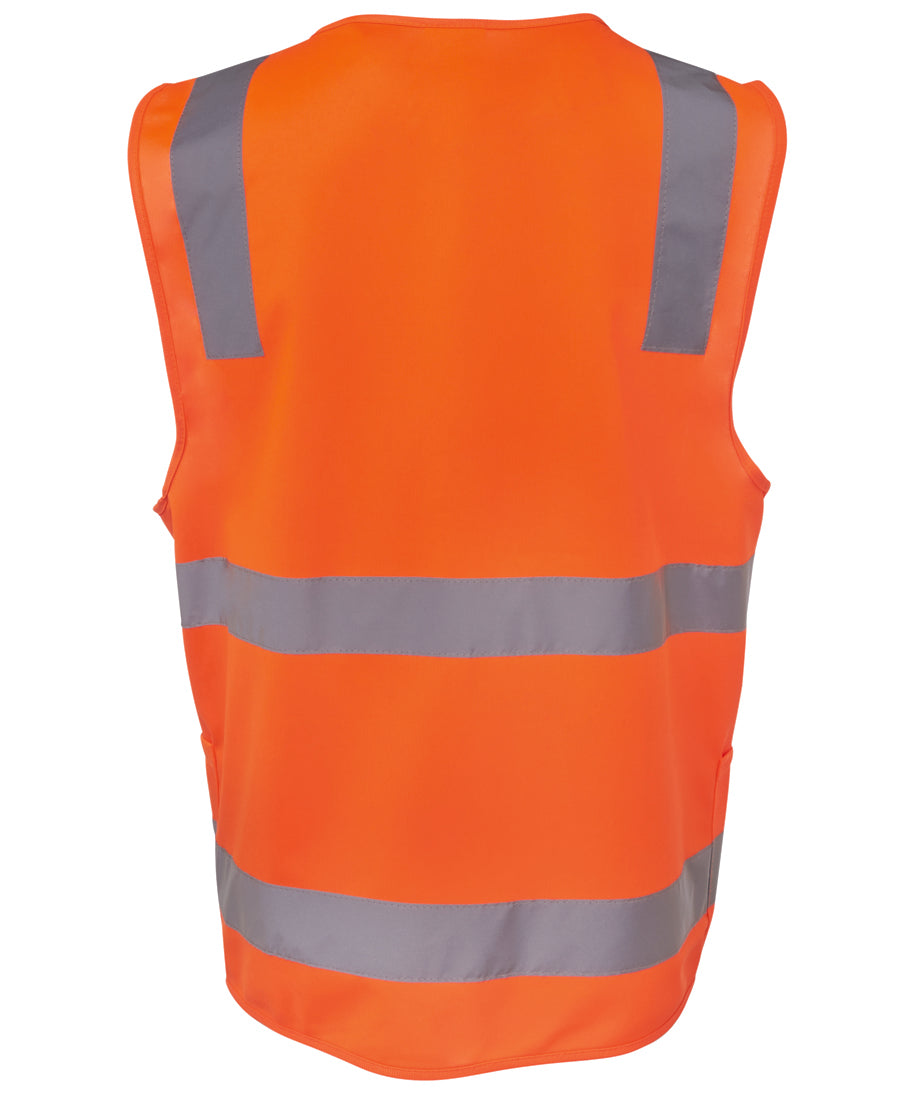 JB's Wear Hi Vis (D+N) Zip Safety Vest - 6DNSZ