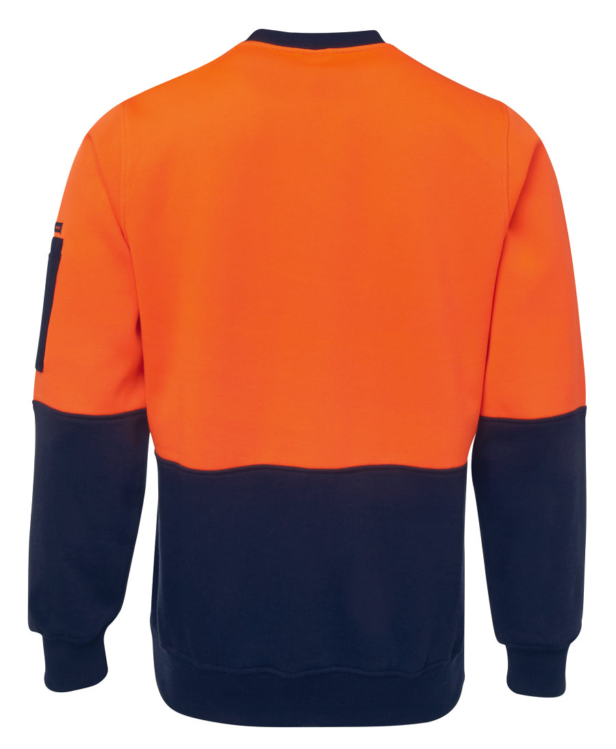 JB's Wear Hi Vis Fleecy Crew - 6HVCN