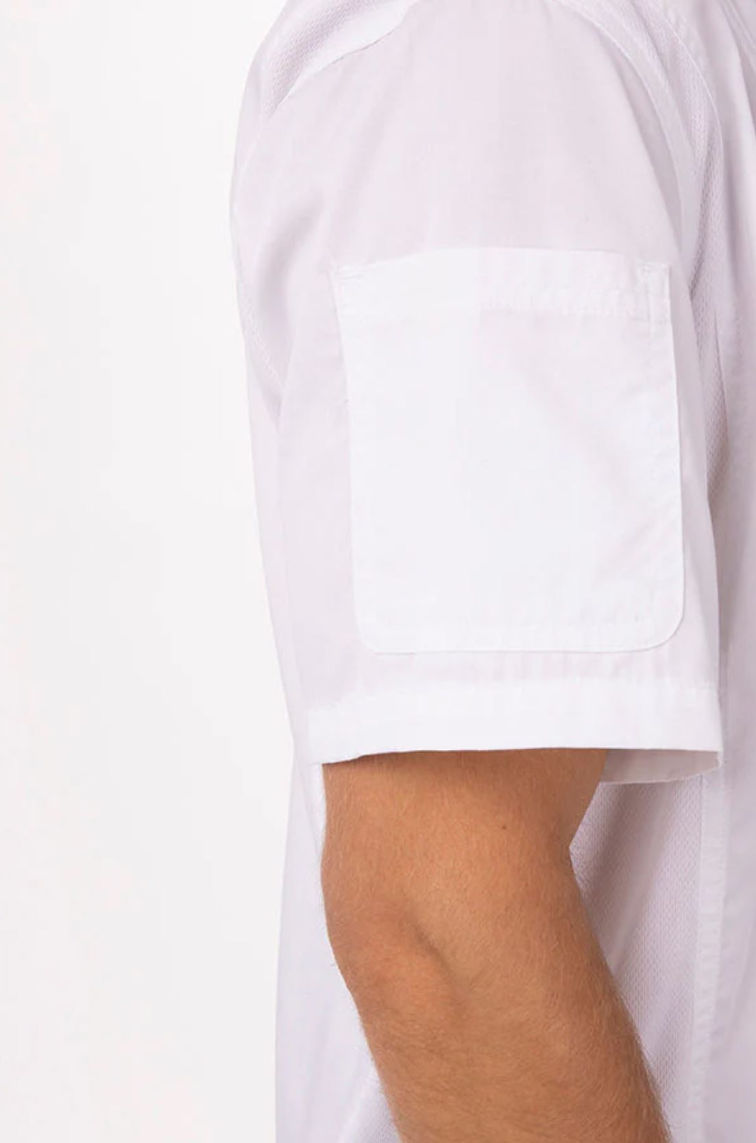 Chef Works Springfield Short Sleeve Chef Jacket - BCSZ009