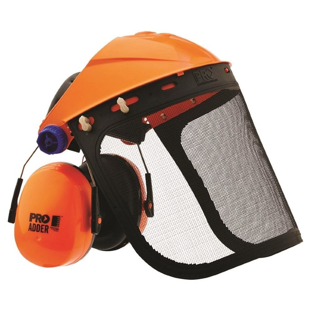 PRO Choice Adder Earmuff Combo + Striker Browguard + Mesh Visor