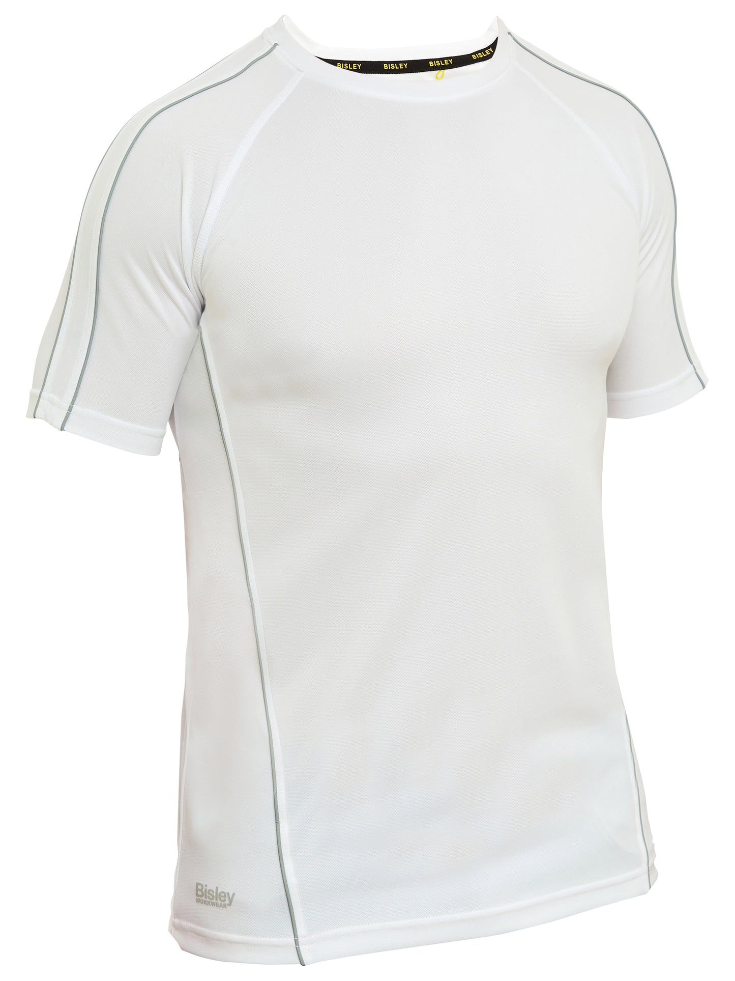 Bisley Mens Cool Mesh Tee with Reflective Piping - BK1426