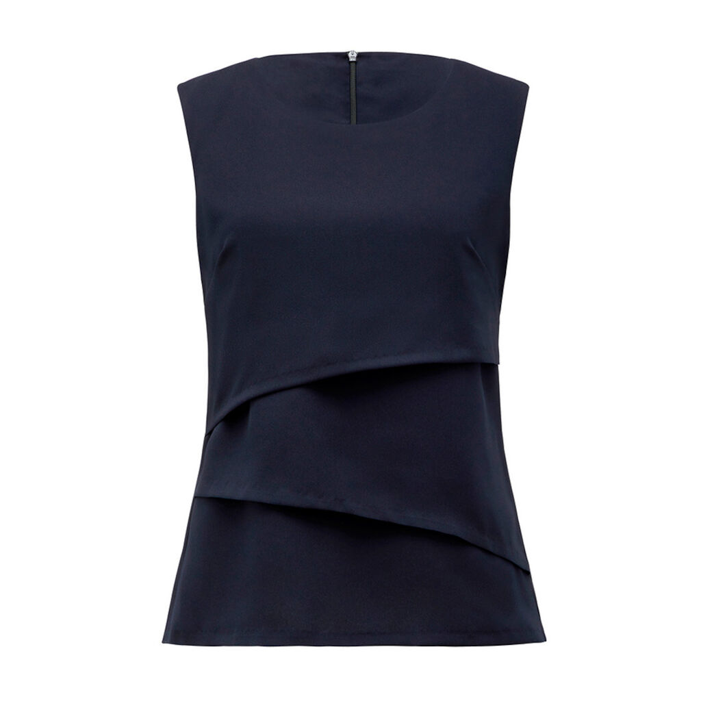 NNT Women's Sleeveless Layered Top - CAT9XC - Clearance