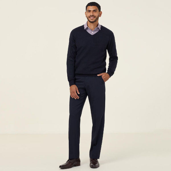 NNT Acrylic V-Neck Sweater - CATE33