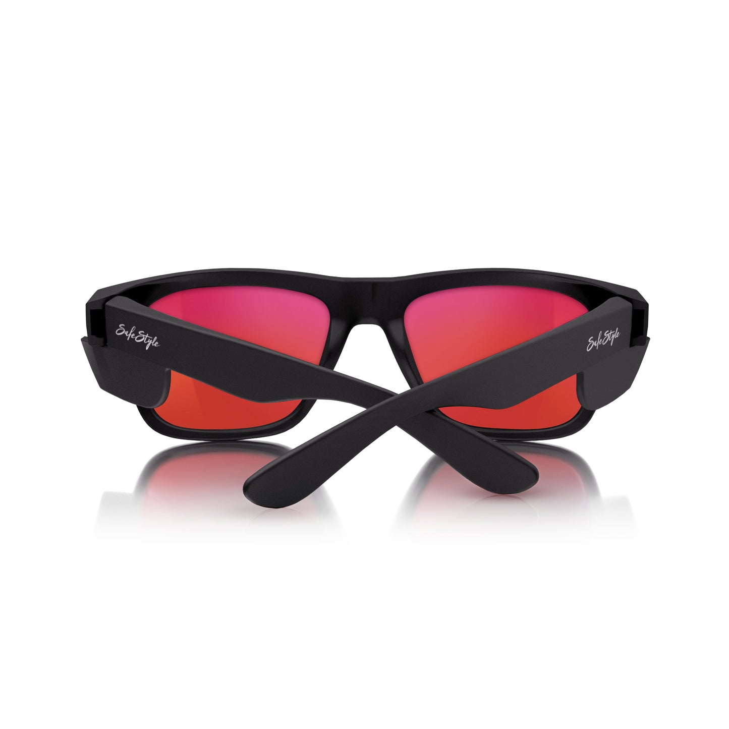SafeStyle Fusions Matte Black Frame/Mirror Red Polarised UV400