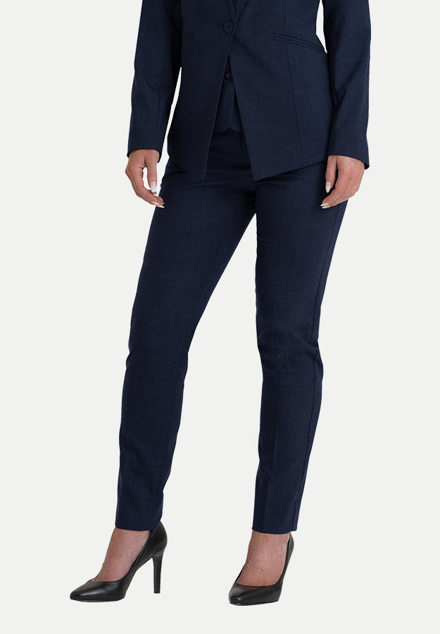 City Collection Gracie Poly/Wool Slim Leg Pant - FPA41 4060
