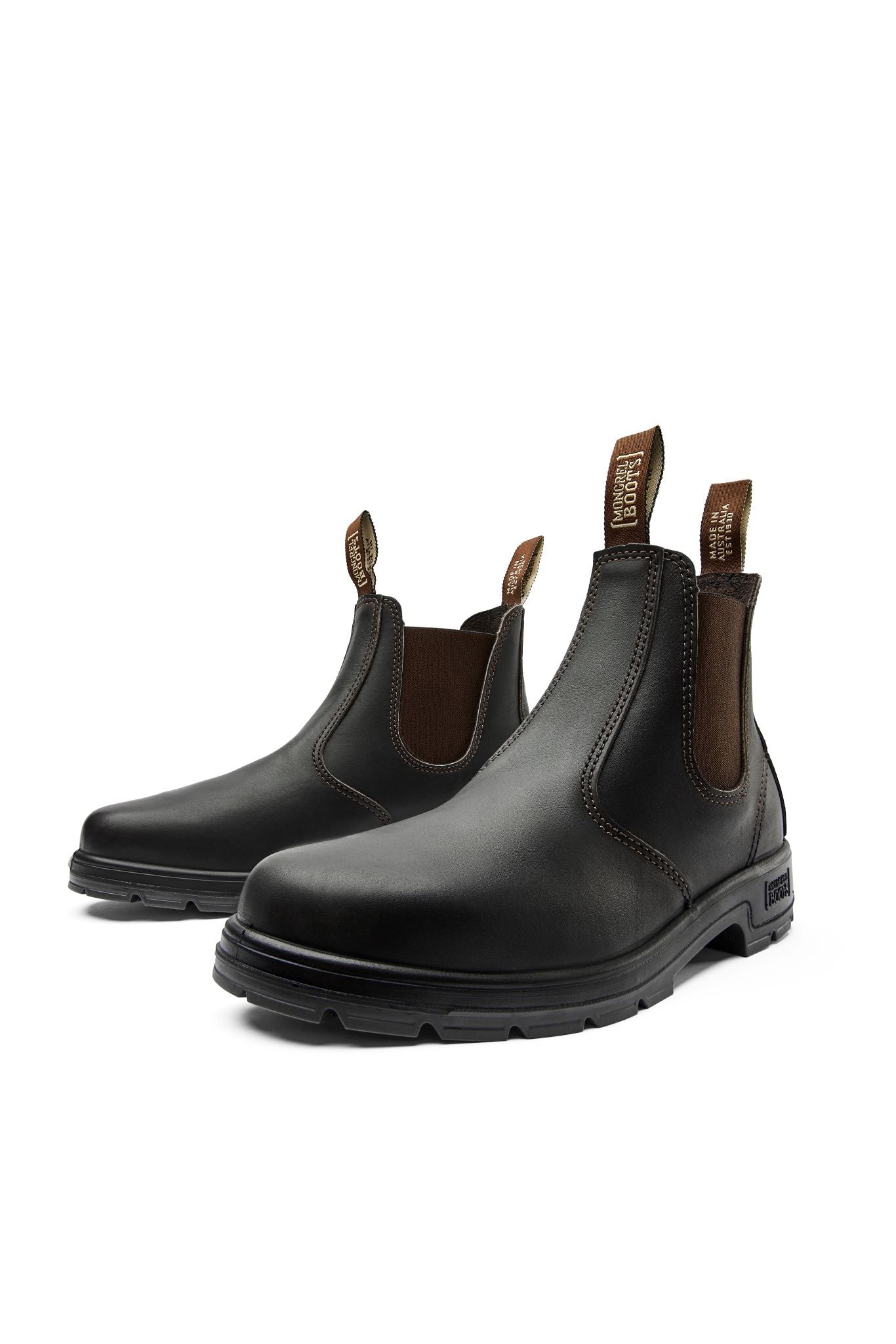 Mongrel K9 Claret Oil Kip Elastic Sided Boot