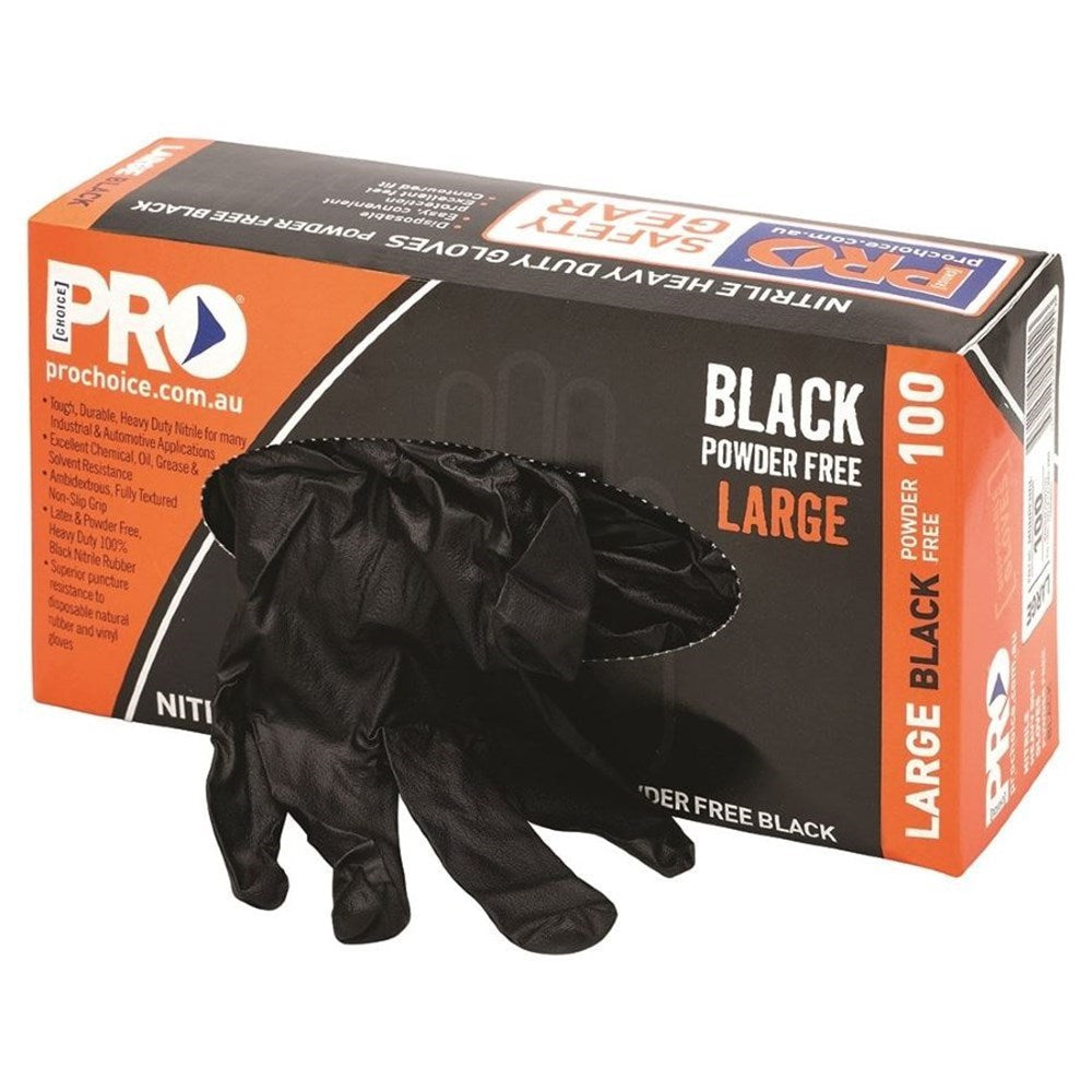 PRO Choice Disposible Heavy Duty Gloves - Nitrile Powder Free