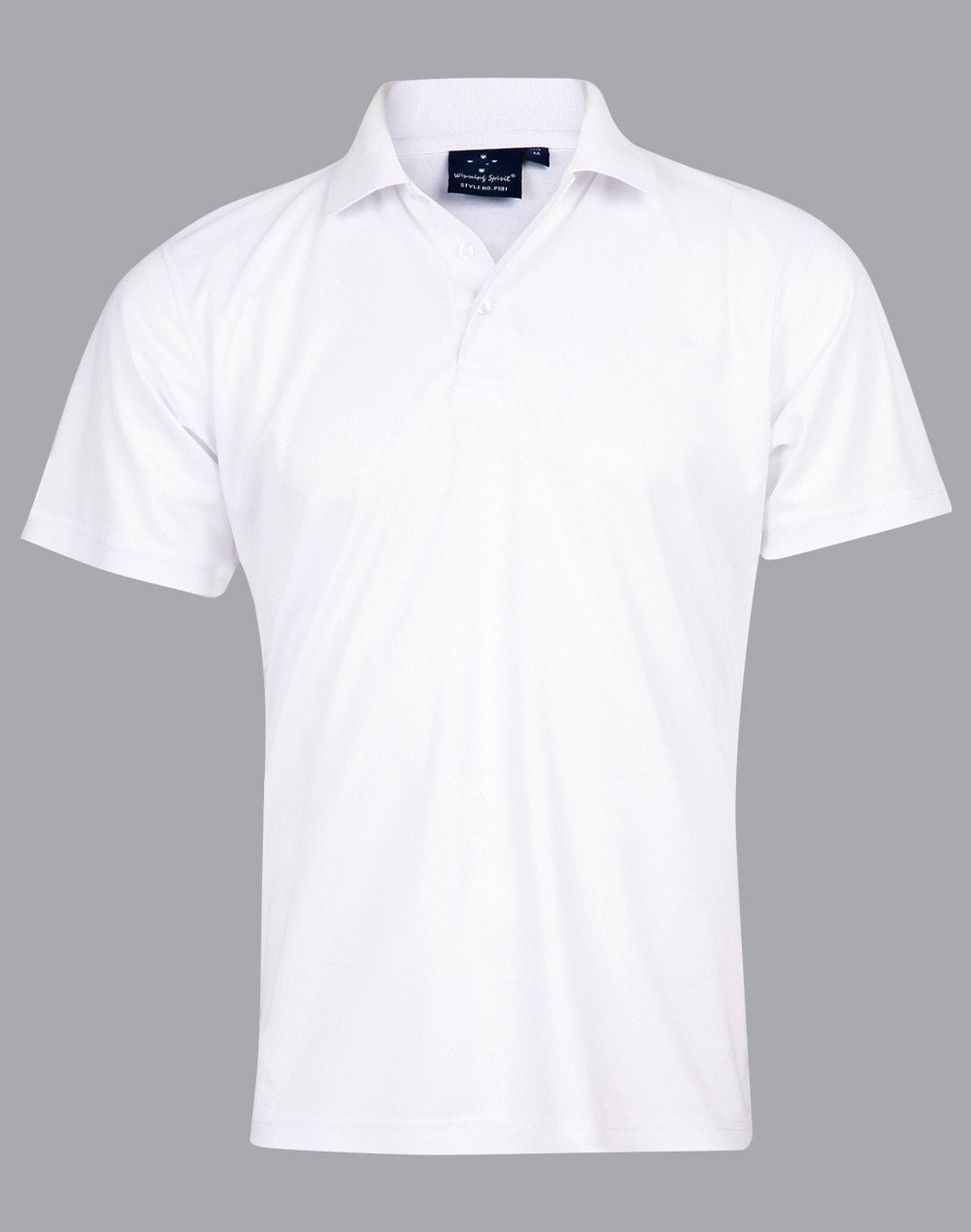 Winning Spirit Mens Cooldry Pique Soild Colour S/S Polo - PS81