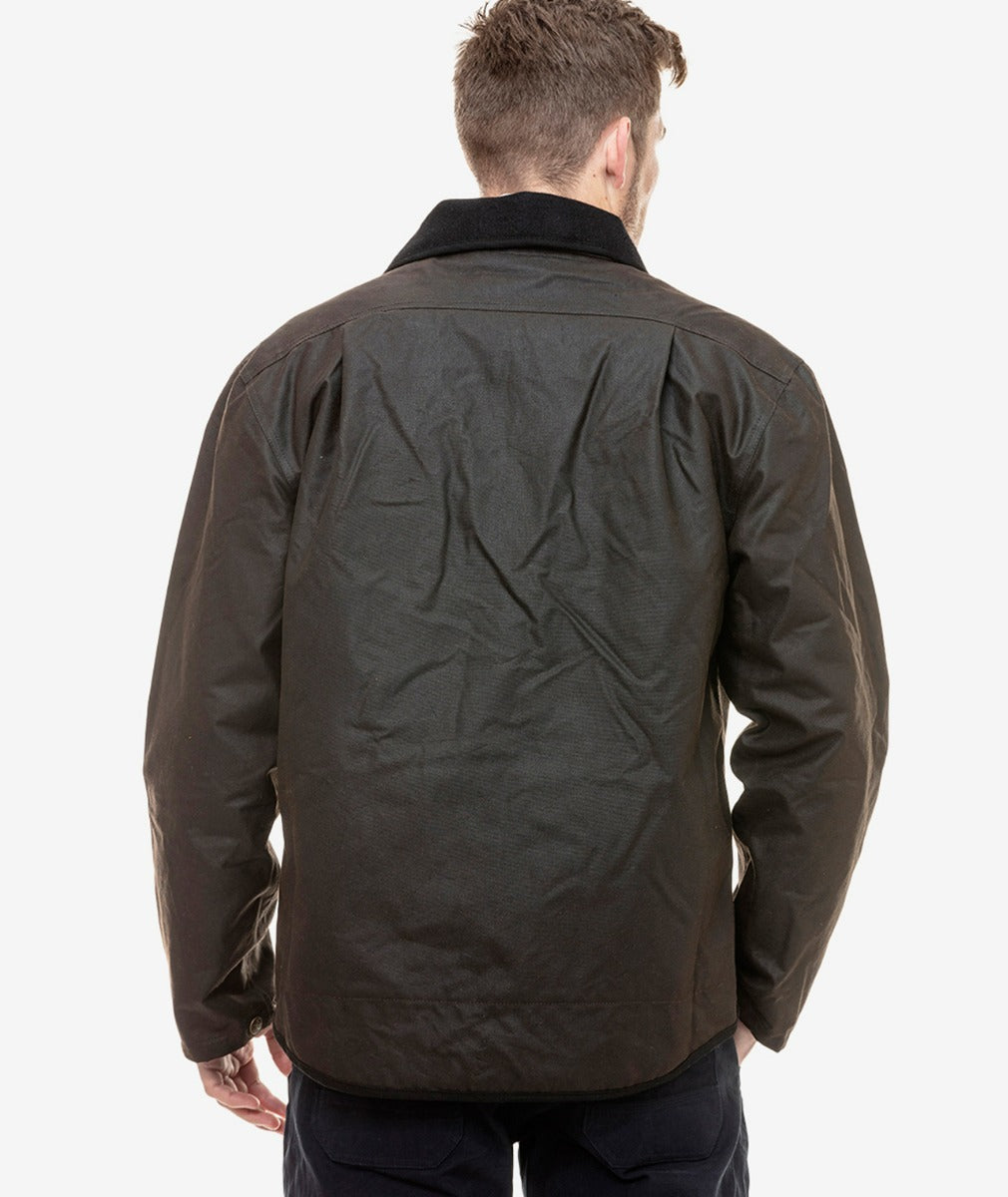 Swanndri Waimak Oilskin Jacket with Wool Lining - SW14452M