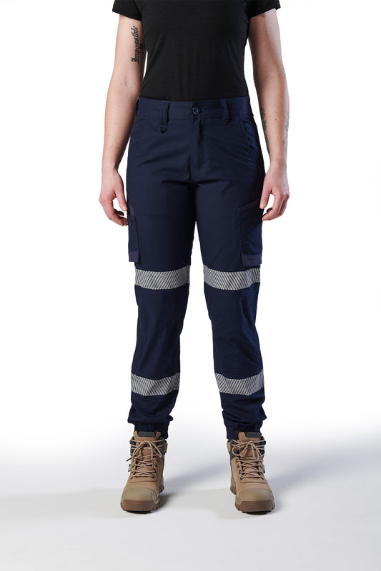 FXD WP-8WT Women's Taped Stretch Ripstop Cuffed Work Pant