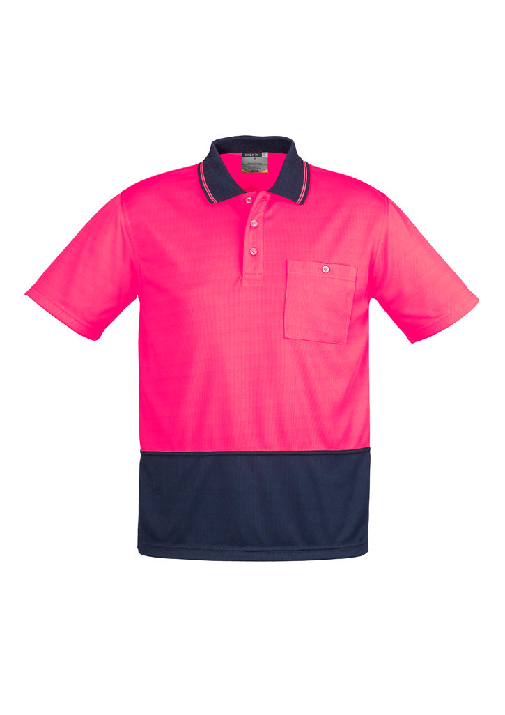 Syzmik Mens Hi Vis Basic Polo - Short Sleeve - ZH231