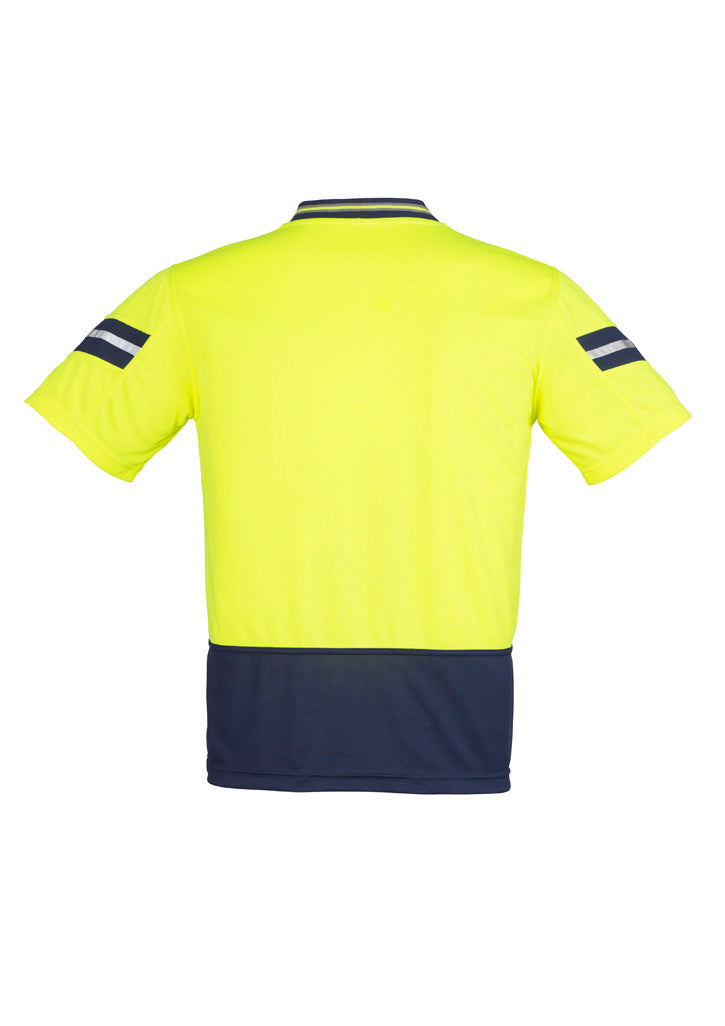 Syzmik Mens Hi Vis Astro Short Sleeve Polo - ZH245