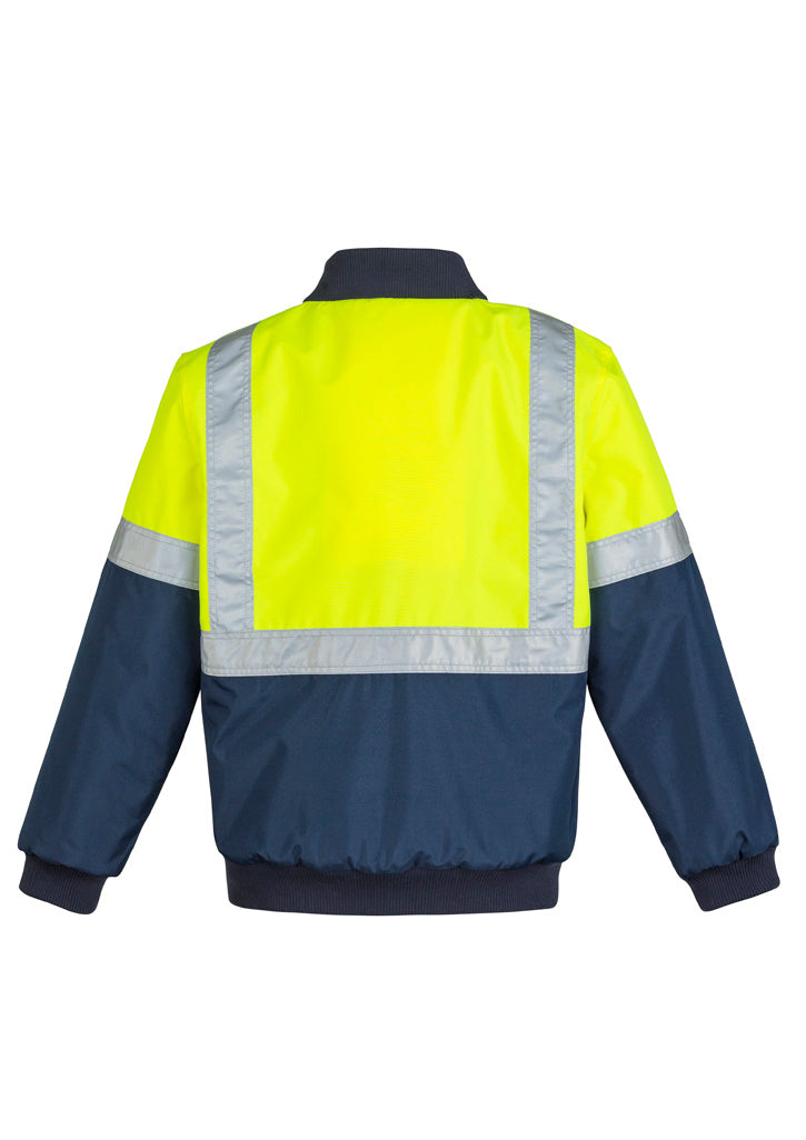 Syzmik Mens Hi Vis Quilted Flying Jacket - ZJ351