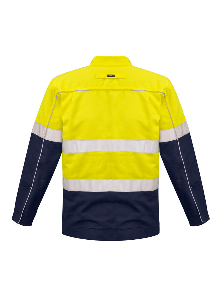 Syzmik Mens Hi Vis Cotton Drill Jacket - ZJ590