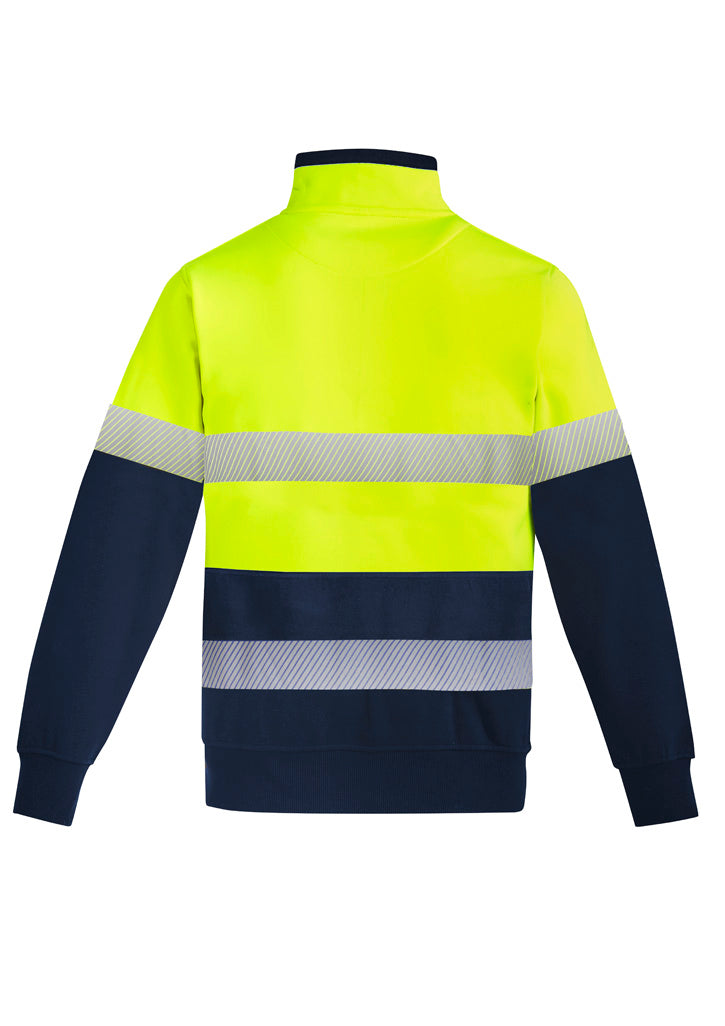 Syzmik Mens Flame Resistant PPE2 Hi Vis 1/4 Zip Brushed Fleece Pullover - ZT150