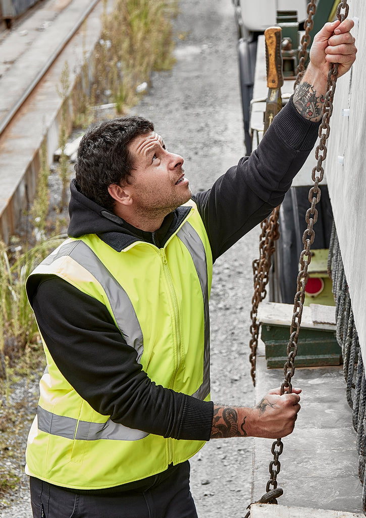 Syzmik Mens Hi Vis Waterproof Reversible Vest - ZV228