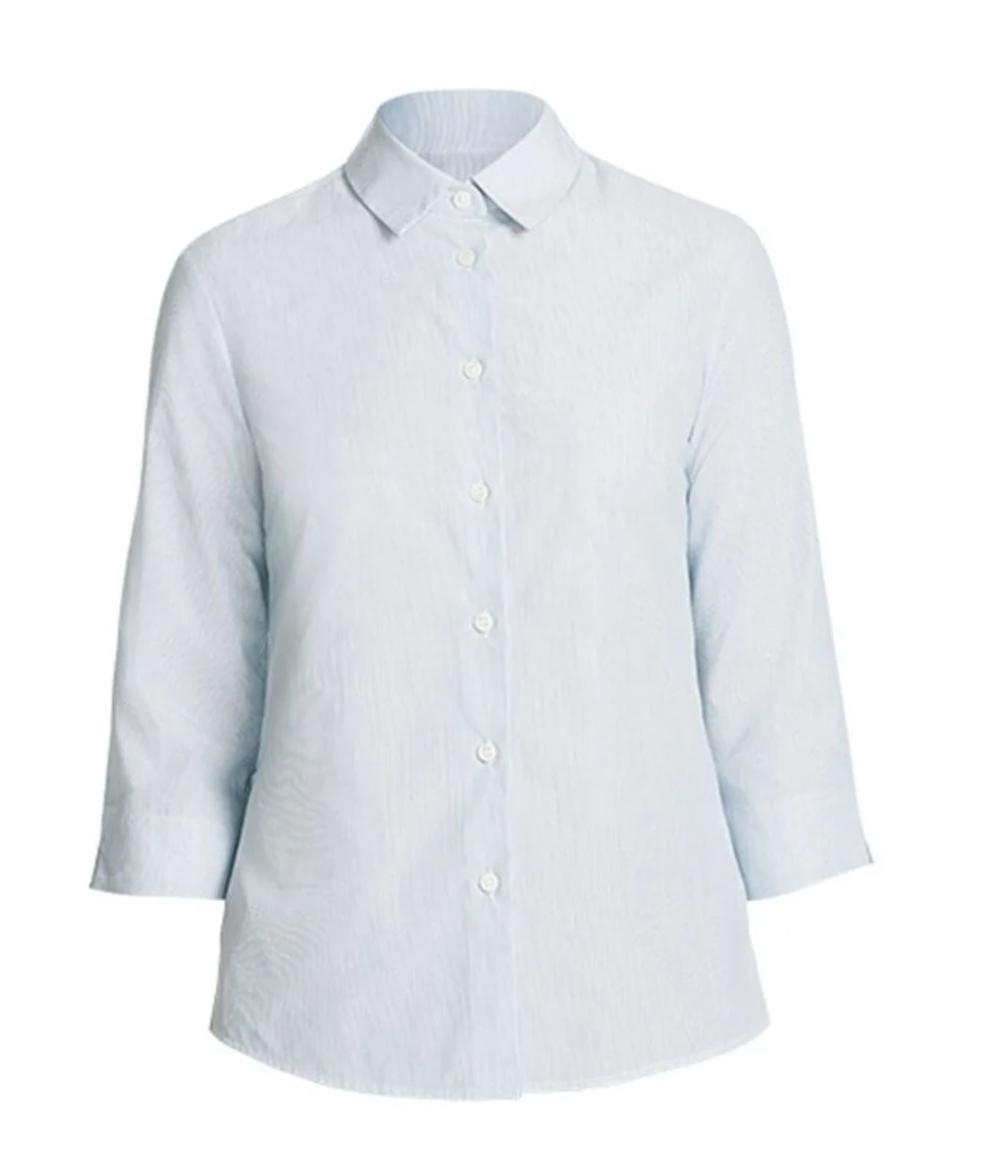 NNT Women's Textured Stipe 3/4 Sleeve Shirt - CATU63 - Clearance