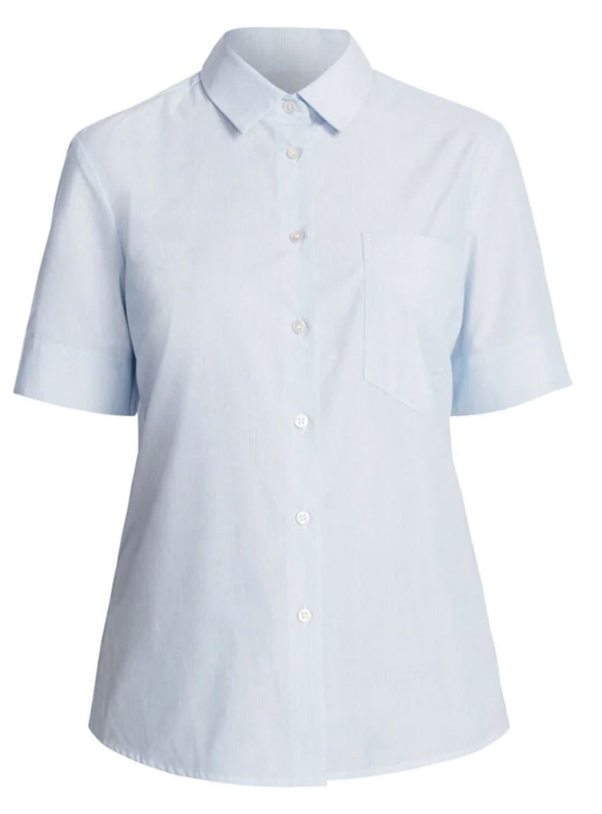 NNT Women's Textured Stripe Short Sleeve Shirt - CATU65 - Clearance