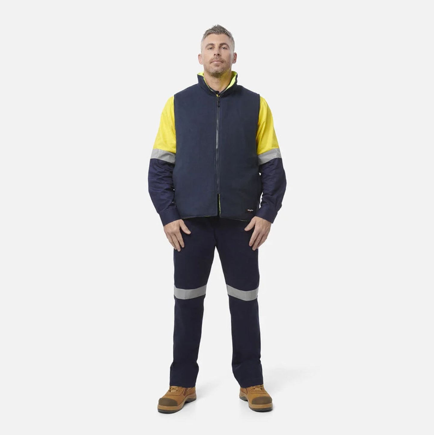 KingGee 4 in 1 Waterproof Hi Vis Taped Jacket - K55300