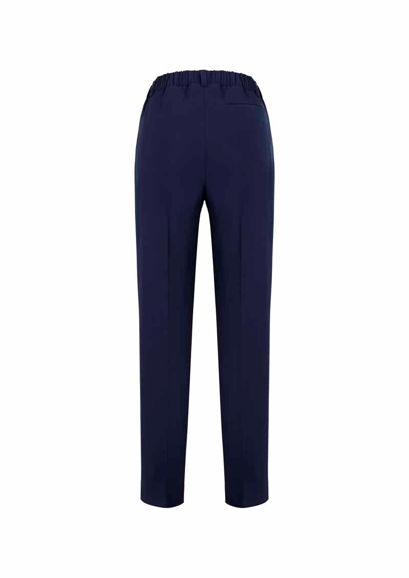 Biz Siena Womens Bandless Elastic Waist Back Slimline Pant - 10722