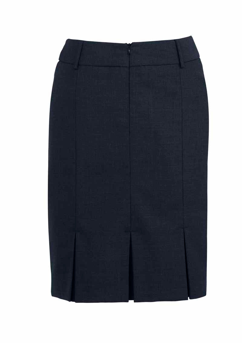 Biz Comfort Wool Stretch Womens Multi-Pleat Skirt - 24015