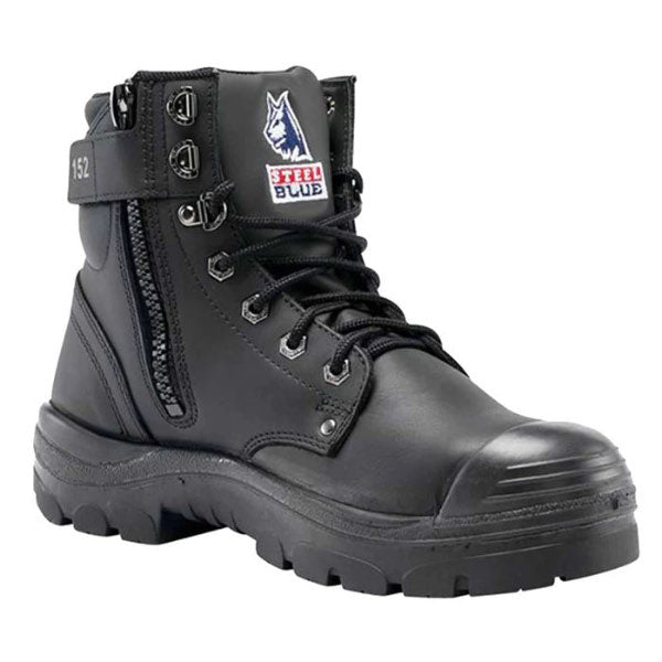 Steel Blue Argyle Zip Steel Cap TPU BC - 332152