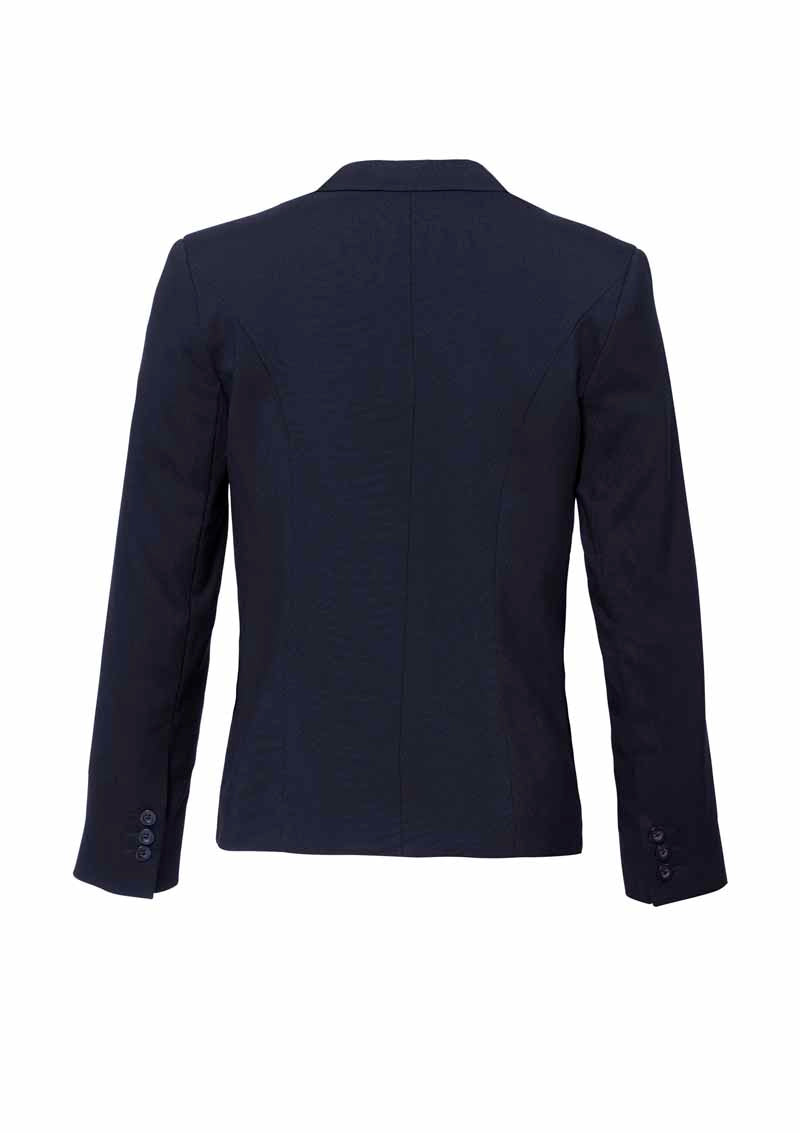 Biz Comfort Wool Stretch Womens Reverse Lapel Jacket - 64013