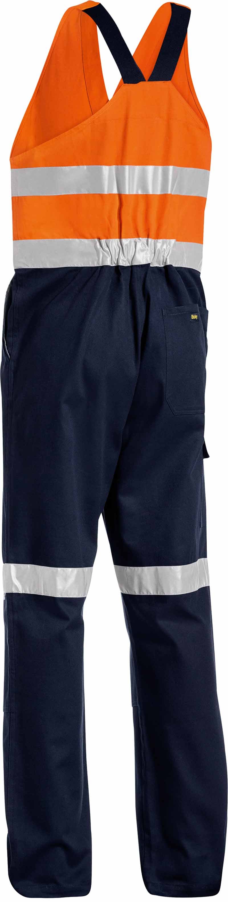 Bisley Mens Hi Vis Taped Action Back Overalls - BAB0359T