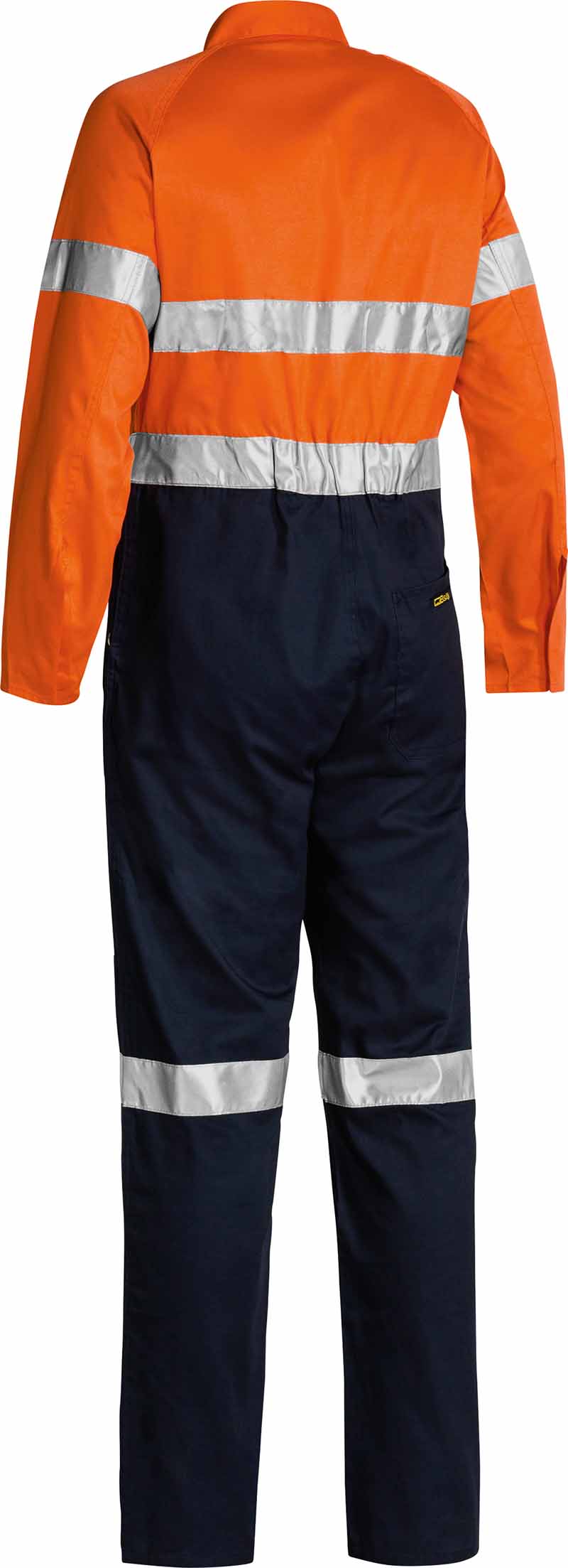 Bisley Mens Taped Two Toned Hi Vis Lightweight Coverall - BC6719TW