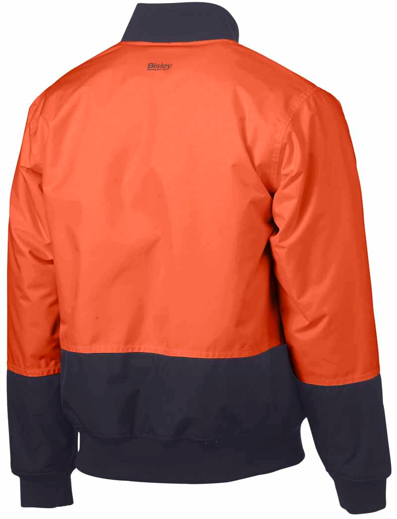 Bisley Mens Two Toned Hi Vis Bomber Jacket - BJ6730