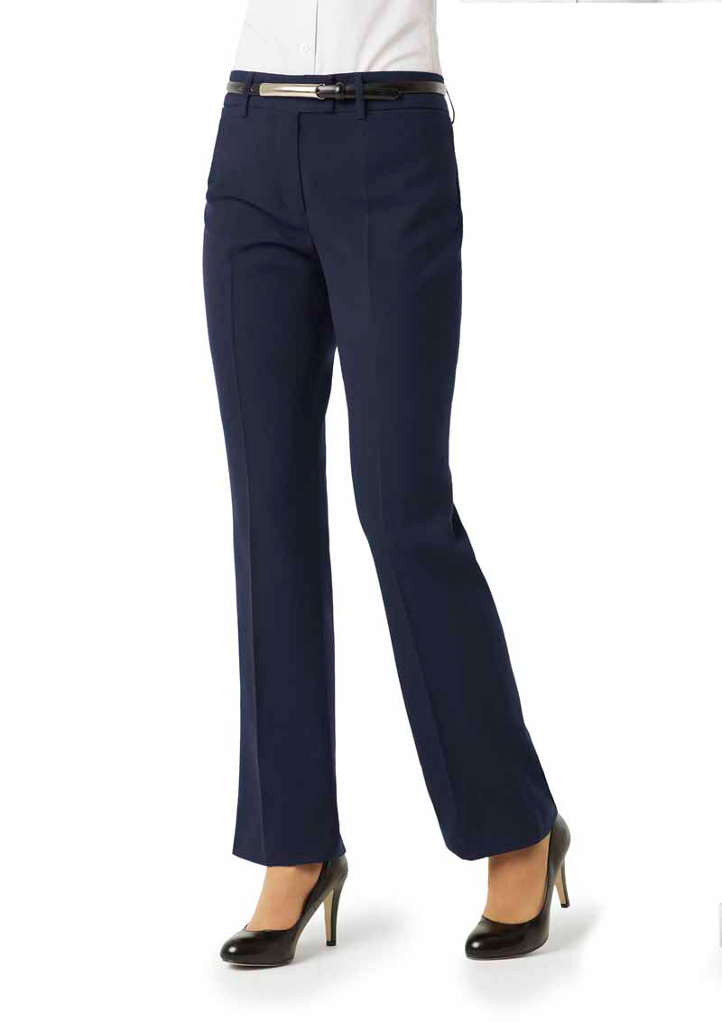 Biz Classic Flat Front Women's Pant - BS29320