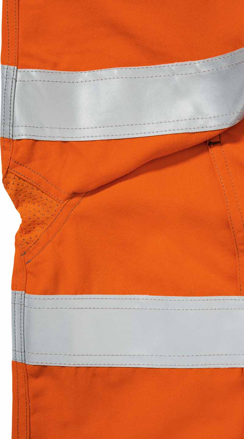 Bisley Mens Flame Resistant PPE2 Taped Hi Vis Vented Shirt - BS8081T