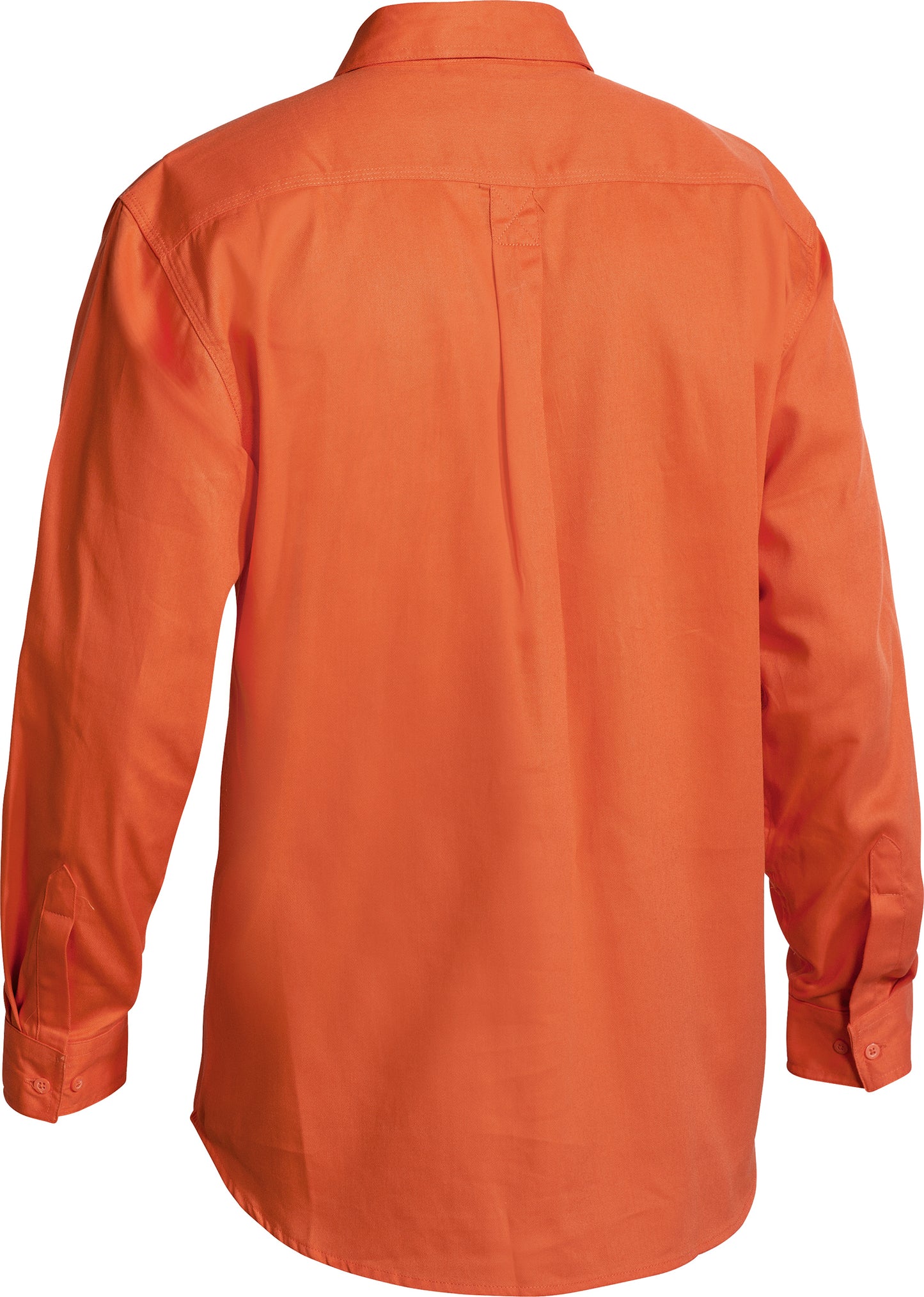 Bisley Mens Closed Front Cotton Drill Shirt Long Sleeve - BSC6433