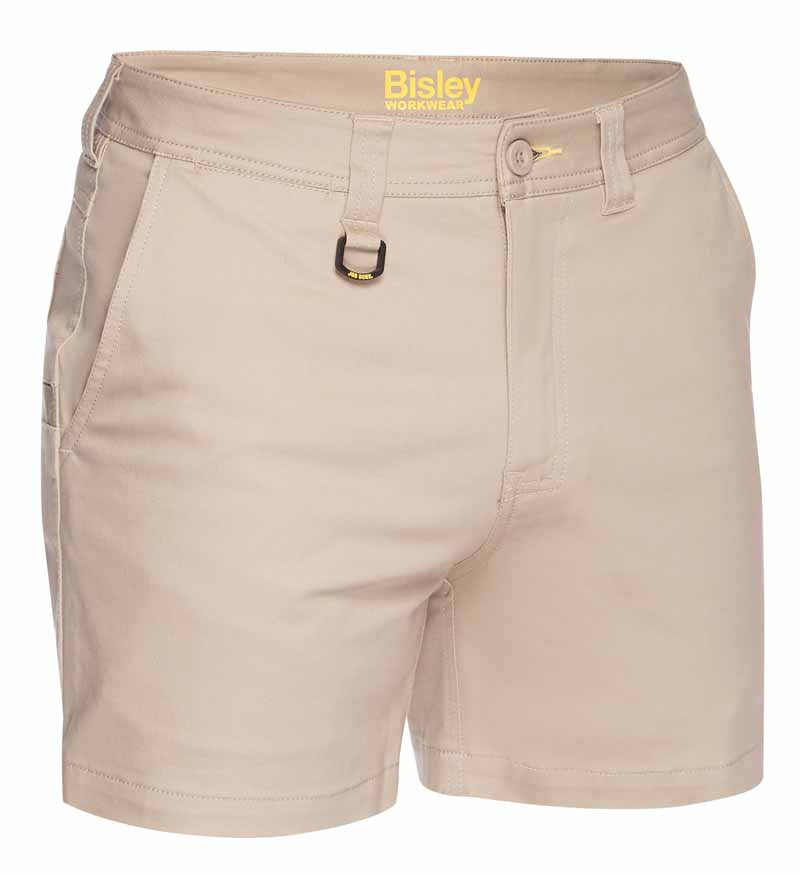 Bisley Mens Stretch Cotton Drill Short Shorts - BSH1008