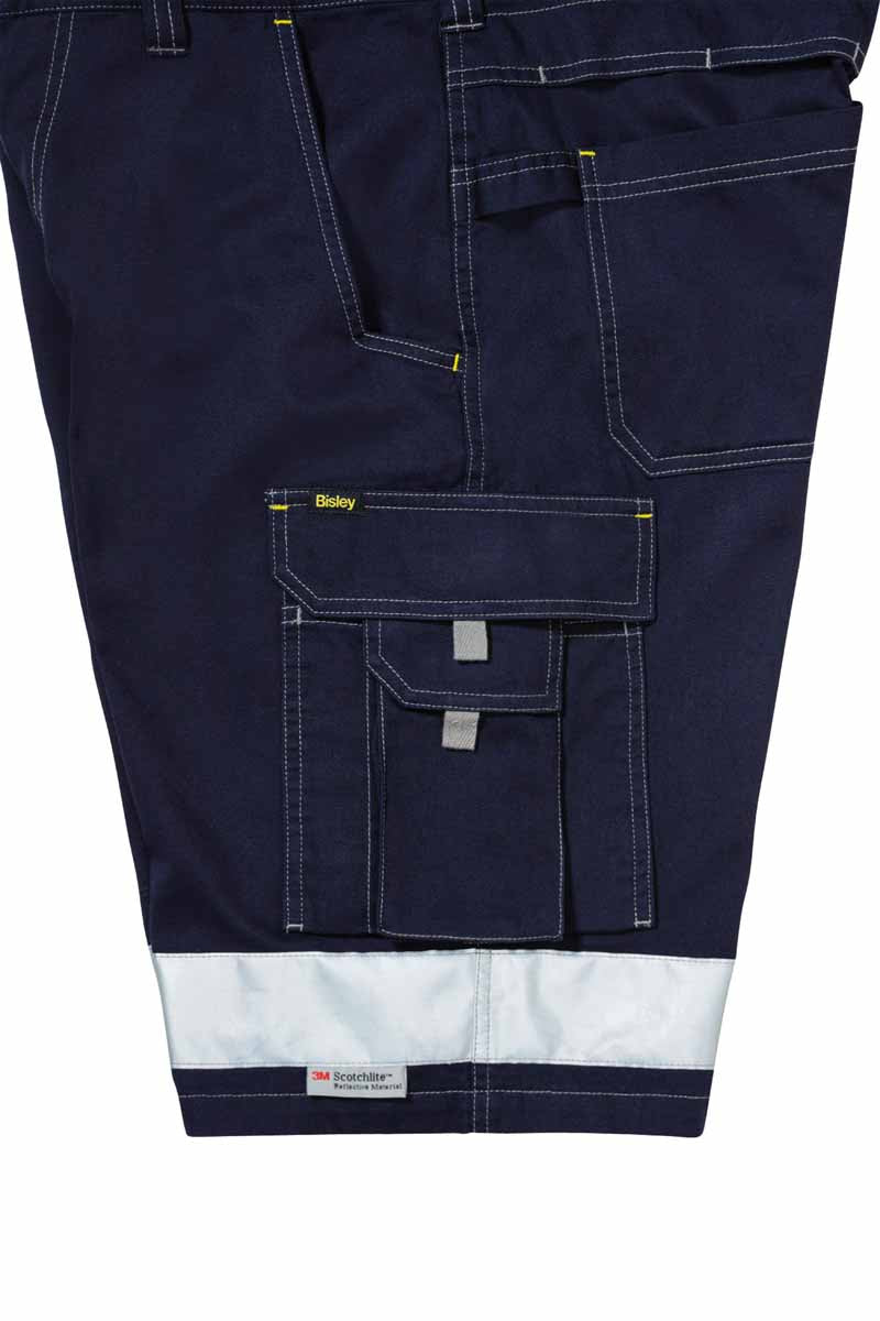Bisley Mens Taped Cool Vented Lightweight Cargo Shorts - BSHC1432T