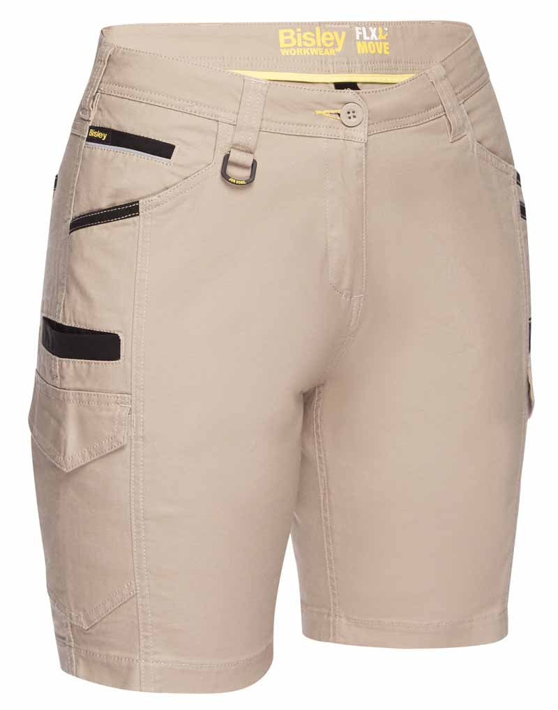 Bisley Womens Flx & Move Cargo Shorts - BSHL1044