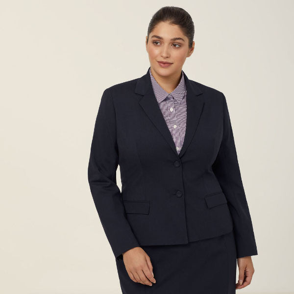 NNT Stretch Poly/Wool 2 Button Mid Length Jacket - CAT1BA