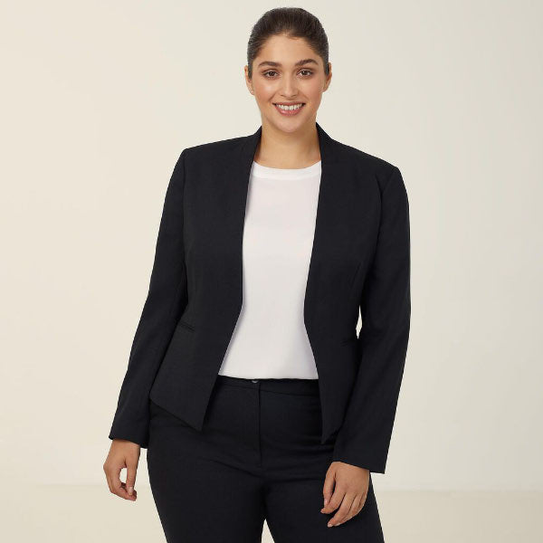 NNT Dobby Wool/Poly Stretch Edge To Edge Jacket - CAT1DG