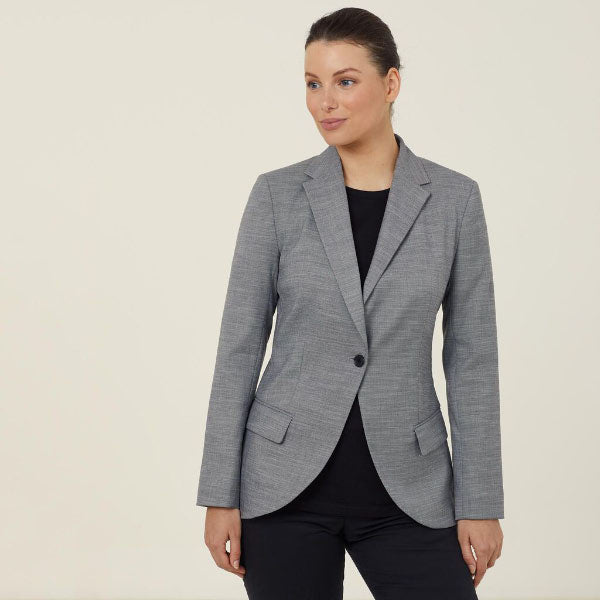 NNT Linen Look Half Lined Jacket CAT1E9 – Canberra Workwear