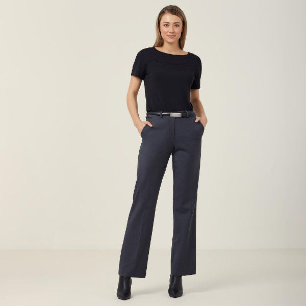 NNT Sharkskin Wool/Poly Secret Waist Pant - CAT3QB