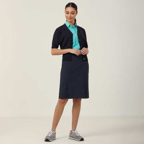 NNT Acrylic/Wool Short Sleeve Women's Cardigan - CAT5CK