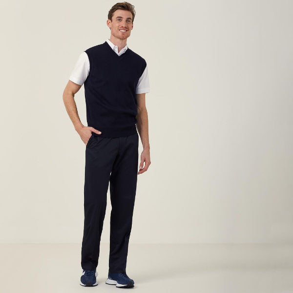 NNT Wool/Acrylic V Neck Vest - CATE27