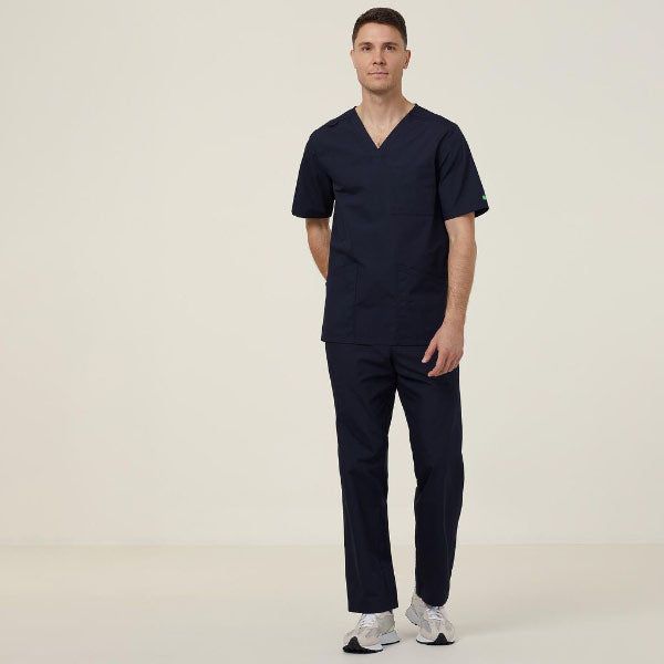 NNT Chang Vital Anti-Bac Poly/Cotton Men's Scrub Top - CATRFS
