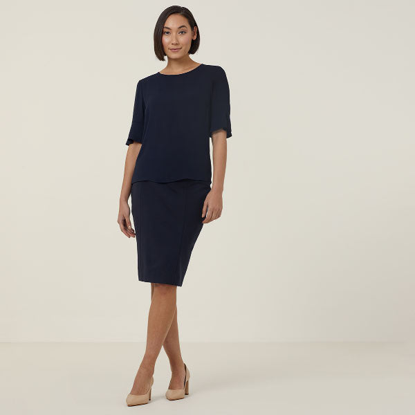 NNT Georgie Fluted Sleeve Top - CATUK4