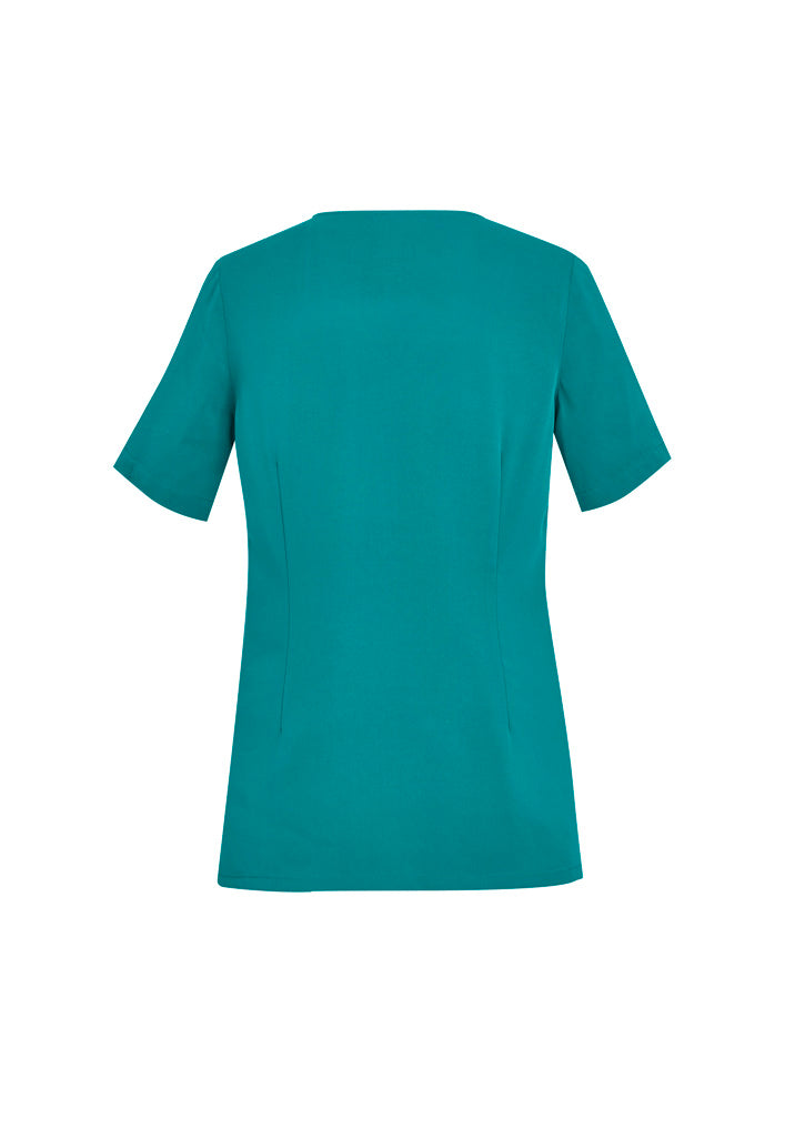 Biz Avery Round Neck Women's Scrub Top