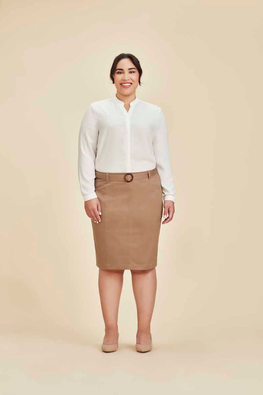 Biz Corporates Traveller Womens Chino Skirt - RGS264L